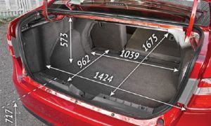 Размер багажника и кузова Лада Веста СВ Кросс